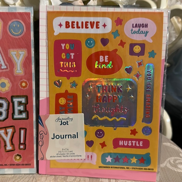Jot Journal Set with Colorful Stickers - Picture 1 of 2